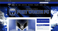 Desktop Screenshot of fortworthfc.com